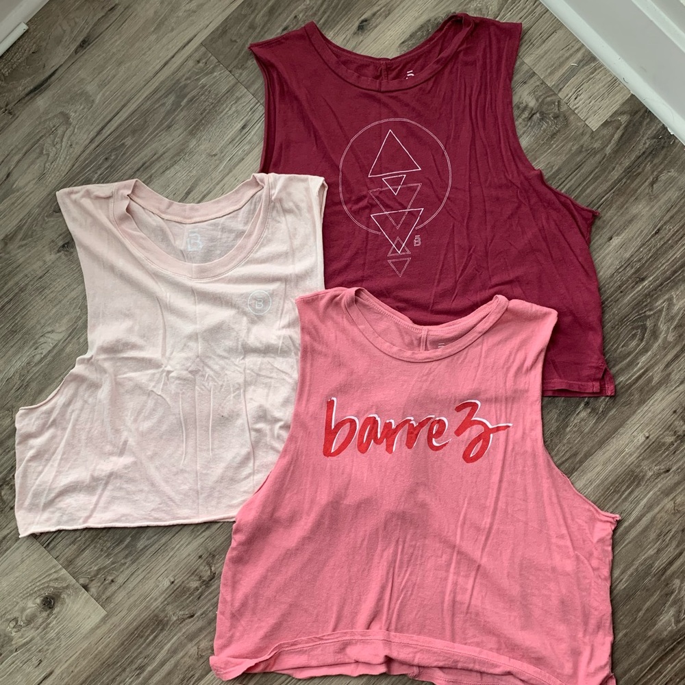 Lot of 3 Barre3 Tanks